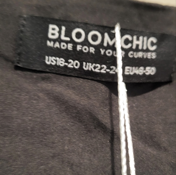 NWT Bloomchic Floral Embroidered Mesh Elastic Waist Dress Size 18/20 - Picture 12 of 12